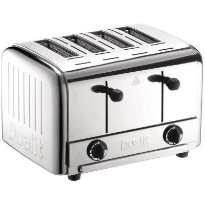 DUALIT  Grille-Pain Traiteur 4 Tranches en Inox