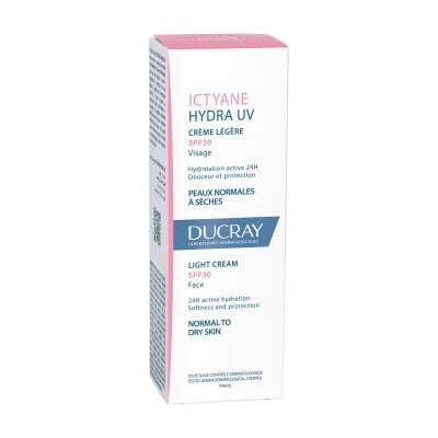 DUCRAY  Ictyane Hydra UV cr&egrave;me l&eacute;g&egrave;re SPF30 tube 40ml