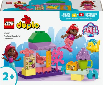 DUPLO 10420 - Le Stand de Caf&eacute; d'Ariel et de Polochon - Set Briques de Construction La Petite Sir&egrave;ne