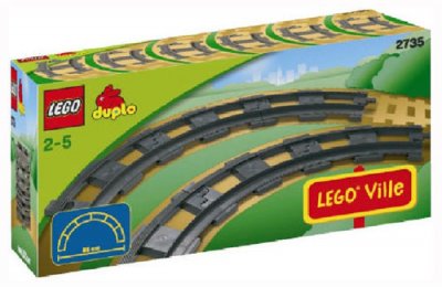 Duplo 6 rails Courbes 