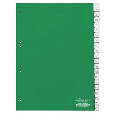 DURABLE  620005 r&eacute;pertoire a z soude 20 divisions