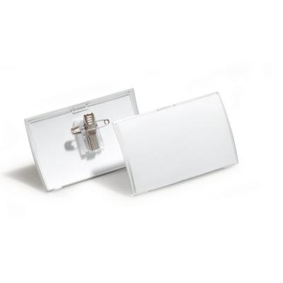 DURABLE  Porte-Badge Click Fold, Avec Pince Combi, 75 X 40