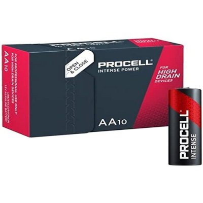 DURACELL  10 Piles Alcalines AA / LR6  Procell Intense