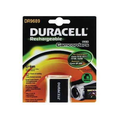 PSA Duracell Canon Bp-808 890mah 7.4v Lithium Battery Argent&eacute;