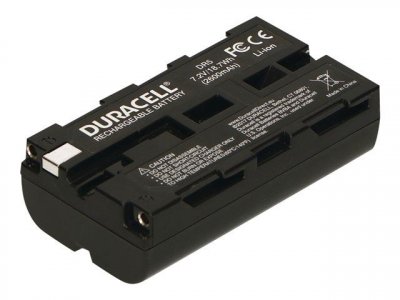 DURACELL  Sony Np-f330/np-f550 2600mah 7.2v Lithium Battery Argent&eacute;