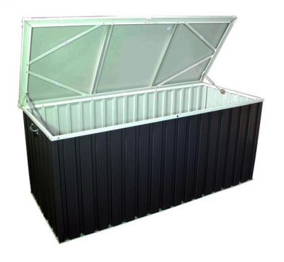 DURAMAX  - Coffre de rangement anthracite m&eacute;tal 170 1,27 m2 - DUPB17PR