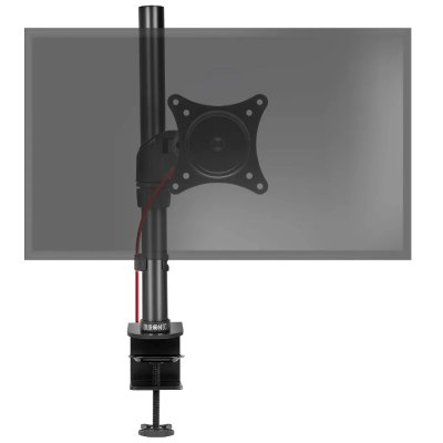 DURONIC  DM451X1 Support &eacute;cran PC pour bureau &agrave; pince - Gestion des c&acirc;bles int&eacute;gr&eacute;s au bras