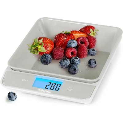DURONIC  ks100 gn balance de cuisine num&eacute;rique avec bol d&eacute;montable - 5 kg