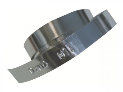 DYMO  12mm Aluminum w/Adhesive Tape ruban d''&eacute;tiquette