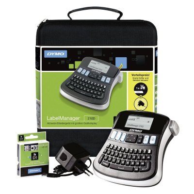 DYMO   tisch-beschriftungsger&auml;t ""labelmanager 210d"", im koffer noir