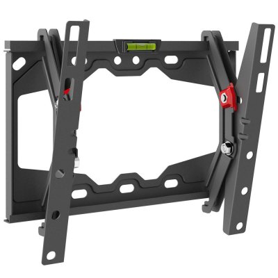 BARKAN E202+ - SUPPORT TV MURAL INCLINABLE POUR TV PLAT ET INCURVE, DE 13-33Cm &agrave; 43-109cm, JUSQU'A 40Kg