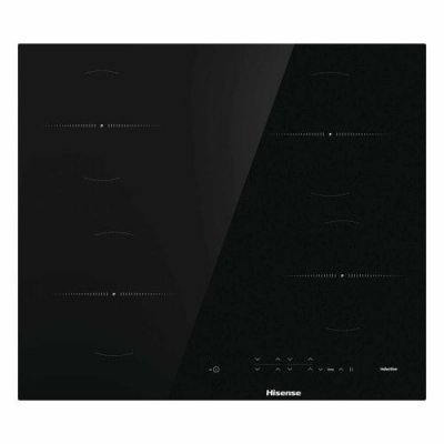 HISENSE E6431CB Plaque Vitroc&eacute;ramique 6000 W 4 Foyers Verre C&eacute;ramique Noir