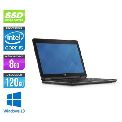 DELL E7240 - i5 - 8go - 120go ssd - windows 10