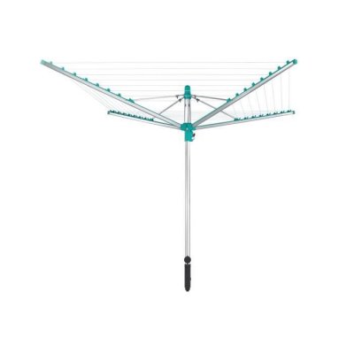 LEIFHEIT Easy s&eacute;choir parapluie Linomatic 500, pliable, chrome/vert (85286)