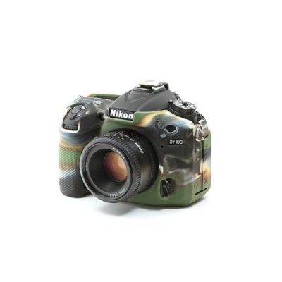  EASYCOVER Coque Silicone Camouflage pour Nikon D7100/D7200