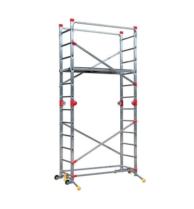 HAILO Echafaudage aluminium Combilot 5  hauteur de travail 4.35 m
