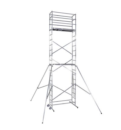 HAILO Echafaudage roulant pliable 7m en aluminium  HobbyStep H7