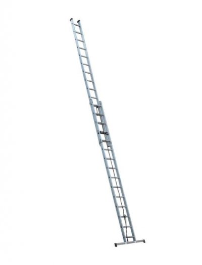 ESCALUX Echelle coulissante aluminium 2 x 15 &eacute;chellons - 