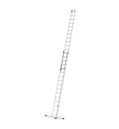 HAILO Echelle coulissante aluminium  32 &eacute;chelons H.7.92 m