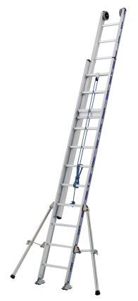 TUBESCA Echelle Coulissante Platinium 500 Agrip 2x18