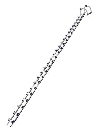 TUBESCA COMABI Echelle Evoklip avec crochet - pas 250mm - hauteur 6.10m - 02453725