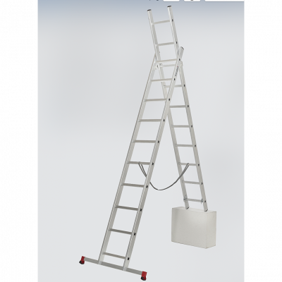 ESCALUX &Eacute;chelle transformable 2 plans 2.6 m - 