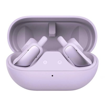 YONIS Ecouteurs Bluetooth Anc R&eacute;duction De Bruit Hifi Bt 5.4 Sans Fil Blanc Violet 2 
