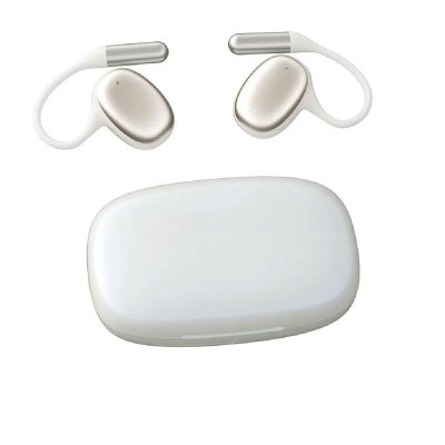 YONIS Ecouteurs Bluetooth ANC R&eacute;duction De Bruit Sans Fil &Eacute;tanches Avec Assistant Vocal Beige 2 