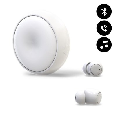  Ecouteurs Bluetooth intra-auriculaires Blanc - La Coque Fran&ccedil;aise