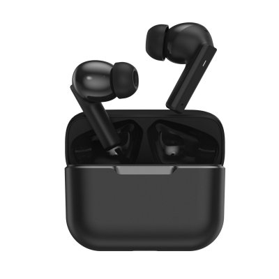 AKASHI &Eacute;couteurs bluetooth r&eacute;duction de bruit autonomie 6h commandes tactiles  noir ALTANCBUDS2BLK 