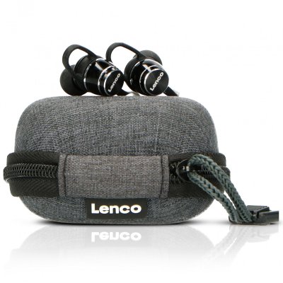LENCO Ecouteurs bluetooth r&eacute;sistants &agrave; la transpiration noir