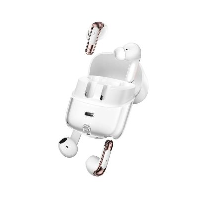 YONIS Ecouteurs Bluetooth Sans Fil St&eacute;r&eacute;o L&eacute;ger Latence Faible &Eacute;tanche Gaming Blanc 