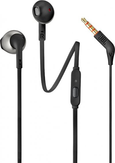 JBL Ecouteurs filaire boutons intra-auriculaires  Tune 205 Noir 