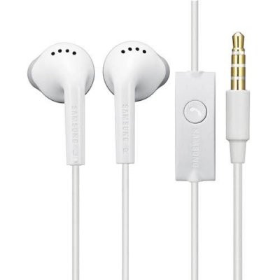 SAMSUNG Ecouteurs filaires jack 3.5mm micro et t&eacute;l&eacute;commande original  blanc