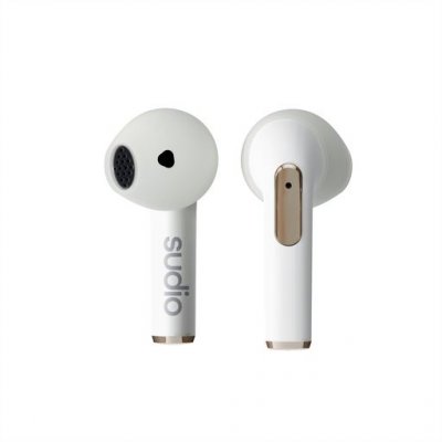 SUDIO Ecouteurs intra-auriculaires sans fil Bluetooth  N2 Blanc