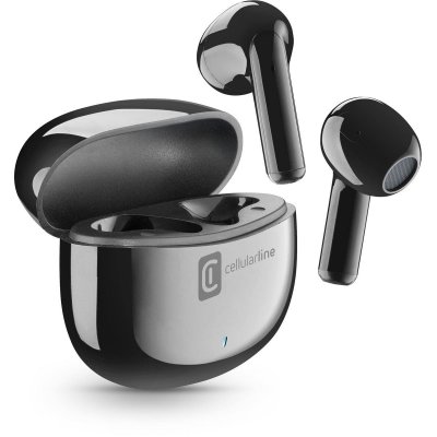 CELLULAR LINE Ecouteurs Kaps true wireless capsule avec bo&icirc;tier de charge commandes tactiles