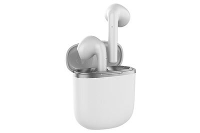 AKASHI Ecouteurs sans fil bluetooth blanc