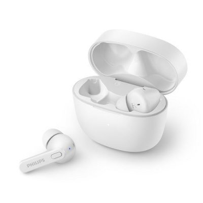 PHILIPS Ecouteurs sans fil Bluetooth  TAT2206 True Wireless Blanc 