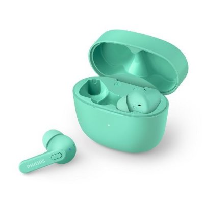 PHILIPS Ecouteurs sans fil Bluetooth  TAT2206 True Wireless Vert 
