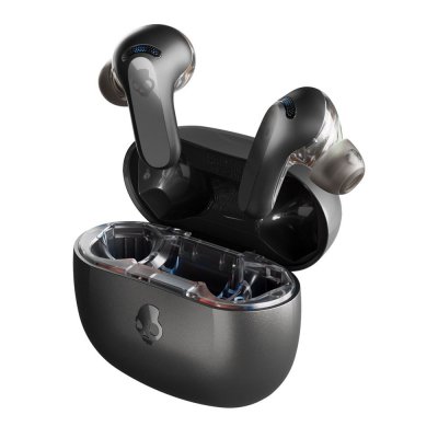 SKULLCANDY Ecouteurs sans fil Bluetooth  Rail ANC &agrave; r&eacute;duction de bruit Noir