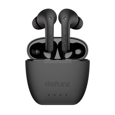 DEFUNC Ecouteurs Sans Fil Intra-auriculaires Autonomie 30h True Audio Noir