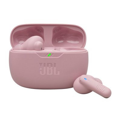 JBL &Eacute;couteurs sans fil  Wave Beam 2 &agrave; r&eacute;duction de bruit, Rose - Bluetooth