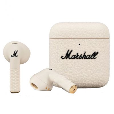 MARSHALL Ecouteurs sans fil  Minor IV Bluetooth Cr&egrave;me 