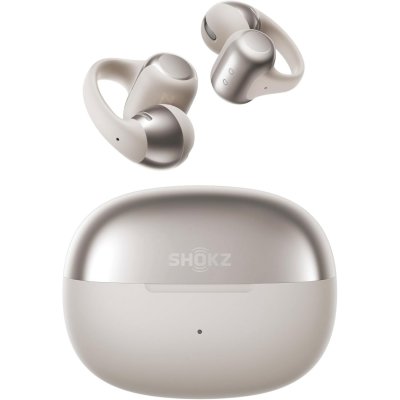 SHOKZ Ecouteurs sans fil  OpenDots One &agrave; conduction a&eacute;rienne avec r&eacute;duction active du bruit Gris 