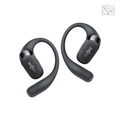 SHOKZ Ecouteurs sans fil  OpenFit 2 &agrave; conduction a&eacute;rienne Noir 