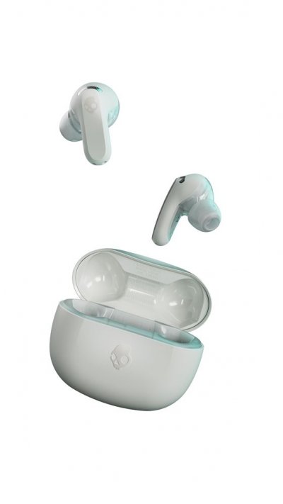 SKULLCANDY Ecouteurs sans fil  Rail ANC Bluetooth avec r&eacute;duction active du bruit Blanc 