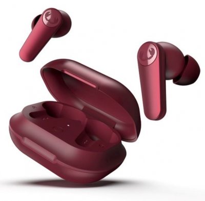 FRESH N REBEL Ecouteurs sans fil True Wireless Fresh'n Rebel Twins ANC Rouge profond 