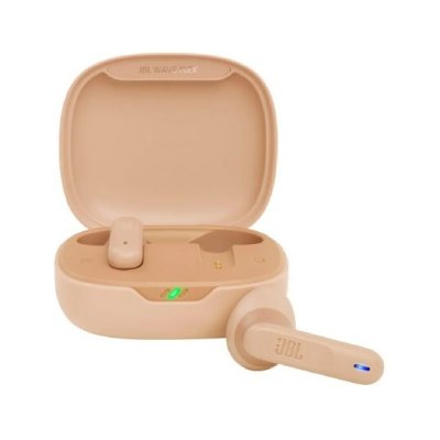 JBL Ecouteurs sans fil True Wireless  Wave Flex Beige 
