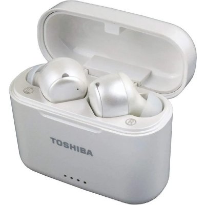  Ecouteurs True Wireless Waterproof HD Toshiba RZE-BT1050 White Pearl avec powercase - Neuf