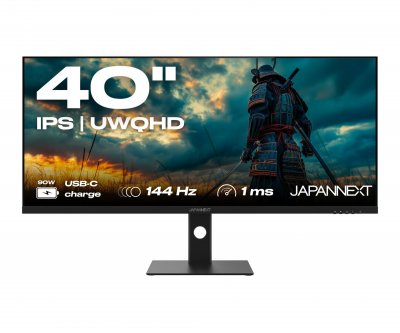 JAPANNEXT &Eacute;cran de jeu  Jn-ips401uwqhd144-c90w 40 pouces IPS Uwqhd 144 Hz 1 ms
